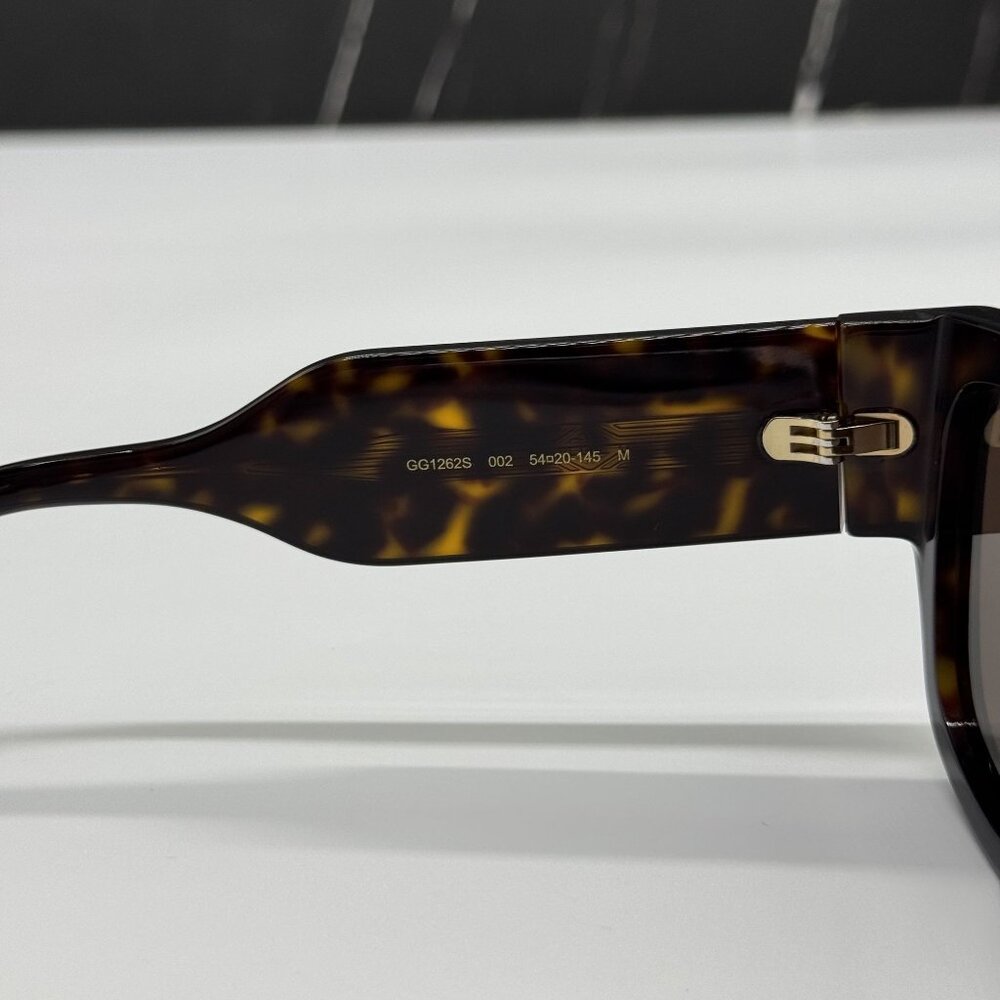 NEW GUCCI GG1262S 002 HAVANA UNISEX SUNGLASSES GUCCI - Picture 7 of 9
